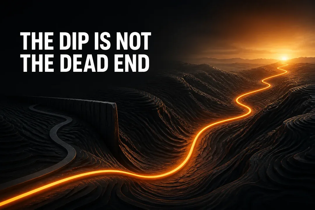 Illustration for The Dip Is Not the Dead End